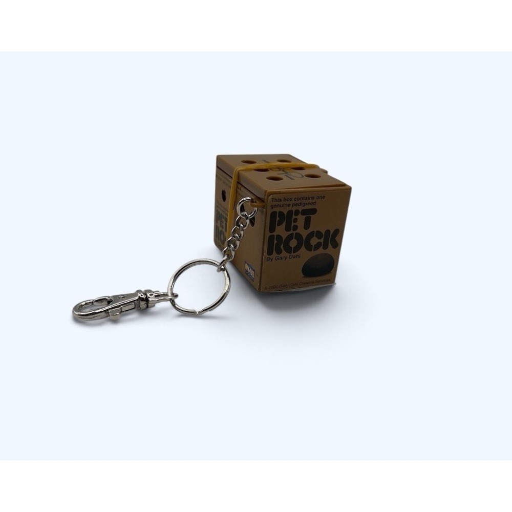 Official Keychain Pet Rock from Original Gary Dahl Collection